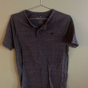 American Eagle Outfitters Men's Gray Shirt